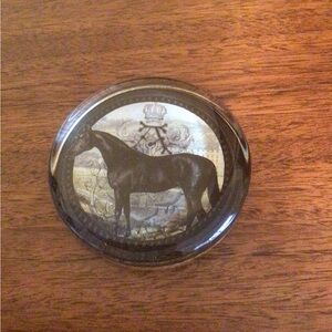 Horse Glass Paperweight